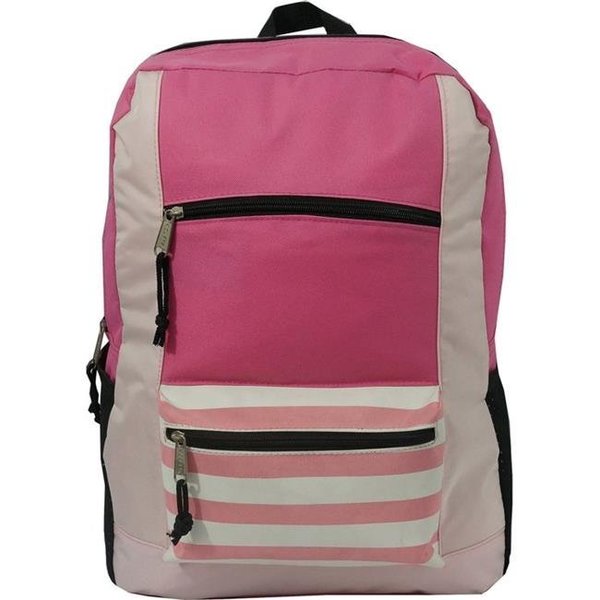 Harvest Harvest LM202 Pink 600D Poly Backpack; 18 x 13 x 5.5 in. LM202 Pink